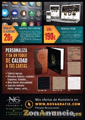 Cartas restaurantes
